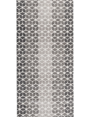 Mata łazienkowa piankowa na metry szer. 65cm geometryczny beżowy