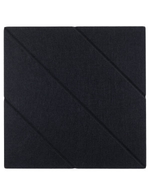 Panel ścienny akustyczny filcowy Felly 40x40cm kwadrat 02 czarny 2szt.