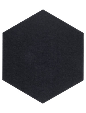 Panel ścienny akustyczny filcowy Felly 40x46cm heksagon 01 czarny 2szt.