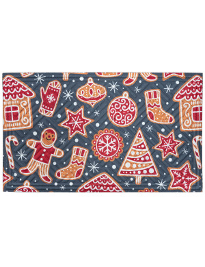 Wycieraczka Świąteczna Lima Cooki Mania 45x75cm Piernikowe Ludziki