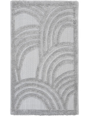 Dywan Boho Cora 60x100cm Abstrakcja Szary