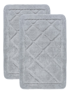 Komplet Dywaników Łazienkowych Soft Zestaw 2 szt 40x60cm Szary
