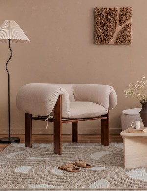 Dywan Boho Cora 160x230cm Abstrakcja Beżowy