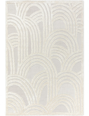 Dywan Boho Cora 160x230cm Abstrakcja Kremowy