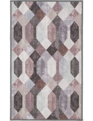 Chodnik Antypoślizgowy Vita 60x100cm Geometryczny Wielokolorowy
