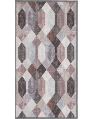 Chodnik Antypoślizgowy Vita 80x150cm Geometryczny Wielokolorowy