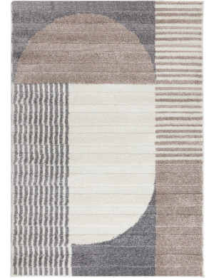 Dywan Shaggy Mono 160x230cm Geometryczny Wielokolorowy