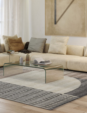 Dywan Shaggy Mono 200x300cm Geometryczny Wielokolorowy