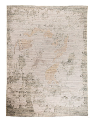 Dywan Wełniany Sahara 160x230cm Abstrakcyjny Vintage Beżowy