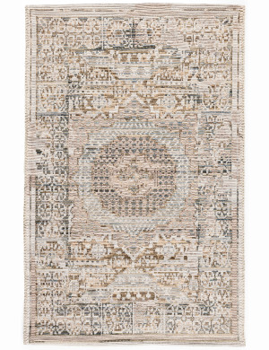 Dywan Wełniany Sahara 60x100cm Klasyczny Vintage Beżowy