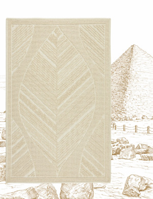 Dywanik Łazienkowy Bawełniany Lino 50x80cm Boho Beżowy