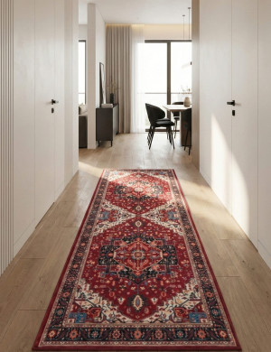 Chodnik Klasyczny Sereno 80x300cm Velvet Czerwony