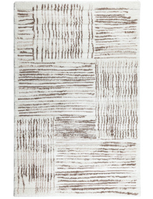 Dywan Shaggy Mono 200x300cm Abstrakcja Kremowy
