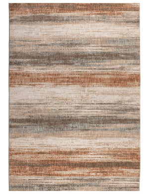 Dywan Vintage Country 120x170cm Ombre Pasy Beżowy