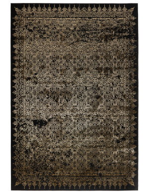 Dywan Glamour Grece 200x290cm Ornament Czarny