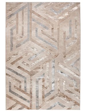 Dywan Glamour Grece 120x170cm Geometria Beżowy