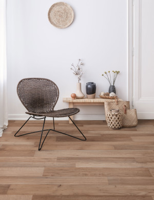 Wykładzina PCV 3m Bingo Character Wood Rostock 863 Deska Dąb Jasny Naturalny
