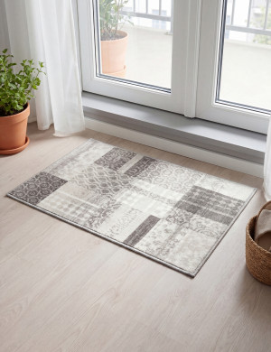 Chodnik Antypoślizgowy Vita 60x100cm Patchwork Beżowy
