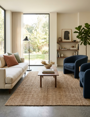 Dywan Jutowy Solea 190x280cm Bucle Naturalny Beżowy
