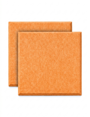 Panel ścienny akustyczny filcowy Felly 40x40cm kwadrat 01 pomarańczowy 2szt.