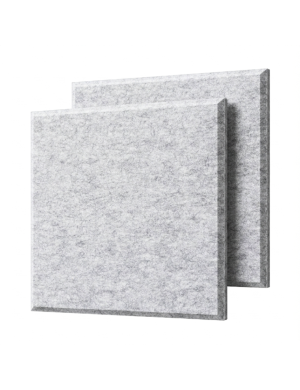 Panel ścienny akustyczny filcowy Felly 40x40cm kwadrat 01 szary 2szt.
