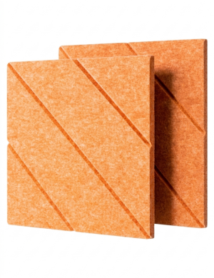 Panel ścienny akustyczny filcowy Felly 40x40cm kwadrat 02 pomarańczowy 2szt.