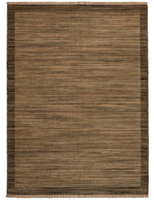 Dywan Wełniany Royal 160x220cm Bordiura Brązowy