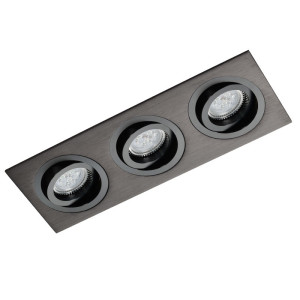 Schwarzer Alcazar 543.BB Triple Downlight