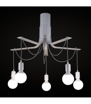 Deckenleuchte Ramko BORNHOLM schwarz 8-flammig E27 70x80 cm 67748