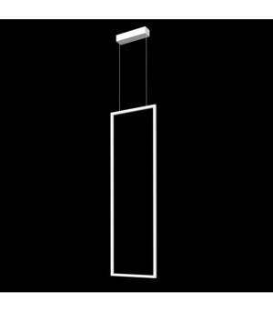 Pendelleuchte Ramko EDO Vertical LED 36W 33x103 cm Weiß Schwarz 3000K 66269