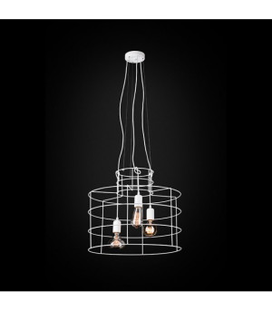 Pendelleuchte Ramko LANA weiß 3-flammig E27 50 cm SKU 67795