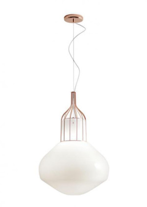 Hängelampe Fabbian Aérostat 43cm - Kupfer glänzend - F27A13 41
