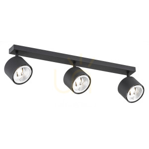 Deckenleuchte ARGON CLEVLAND 3-flammig schwarz GU10 6101 BZ