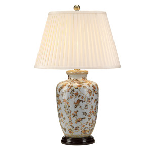 Gold Birds 1 Light Tischlampe Elstead