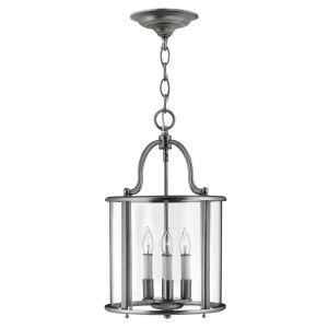 Gentry 4 Light Medium Pendelleuchte - Zinn Elstead