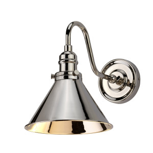 Provence 1 Light Wandleuchte - Poliertes Nickel Elstead