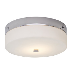 Tamar 1 Light Large Flush Light - Poliertes Chrom Elstead