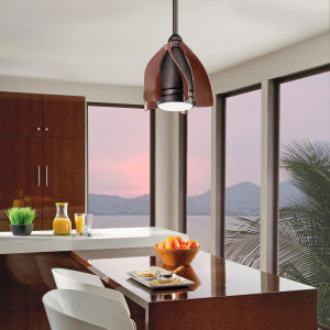 Terna Deckenventilator Geölte Bronze, IP20 LED 3000K 38cm