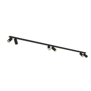 Scheinwerfer Nowodvorski MONO 7770 6-flammig schwarz gold LED 10W