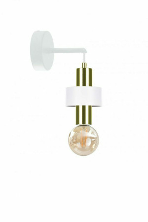 Wandleuchte 1xE27 UNICA WEISS / GOLD