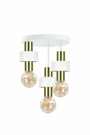 Deckenleuchte 3xE27 UNICA WEISS / GOLD