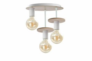 Deckenleuchte 3xE27 SATURN NATUR