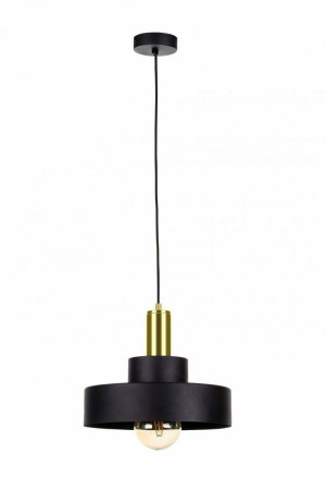 Hängelampe 1xE27 GIZA SCHWARZ / GOLD