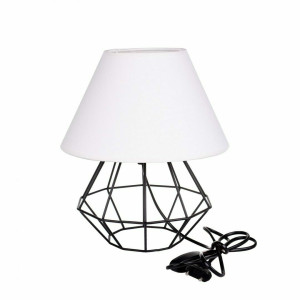 Nachttischlampe 1xE27 PATI SCHWARZ / WEISS