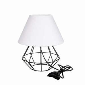Nachttischlampe 1xE27 PATI SCHWARZ / WEISS II