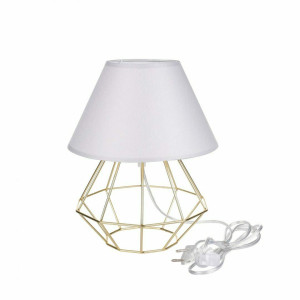 Nachttischlampe 1xE27 PATI GOLD / GRAU II