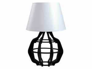 Nachttischlampe 1xE27 BENTO SCHWARZ WEISS 925