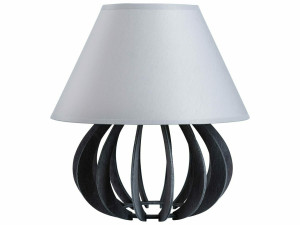 Nachttischlampe 1xE27 NORA GRAU 937