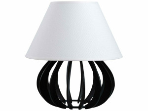 Nachttischlampe 1xE27 NORA SCHWARZ WEISS II 964