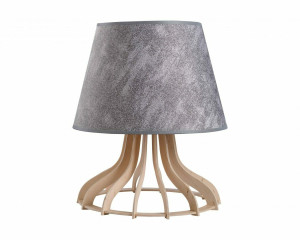 Nachttischlampe 1xE27 IVONE GRAU II 968